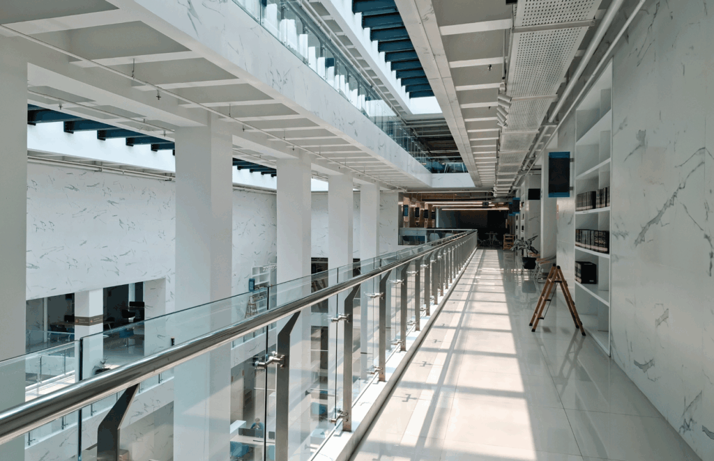 Clean Floors in a Office Building