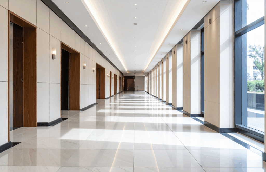 Apartment Lobby and Elevators - Janitorial Cleaning